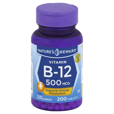 Nature's Reward B-12 500 Mcg 200 ct