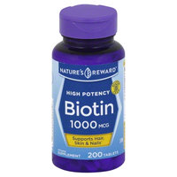 Nature's Reward Biotin 1000Mcg 200 ct