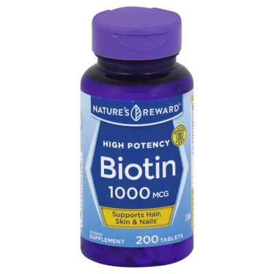 Nature's Reward Biotin 1000Mcg 200 ct