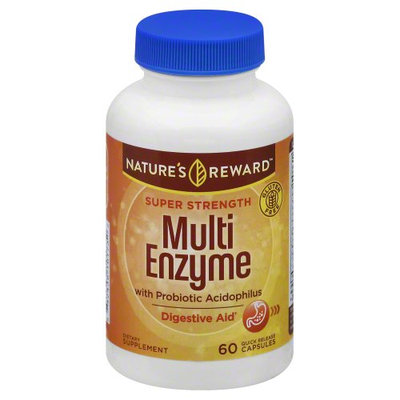 Nature's Reward Digestive Enzymes 60 Count