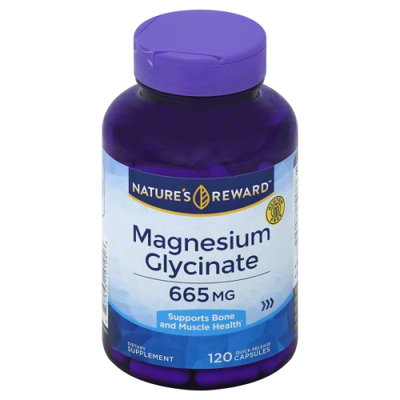 Nature's Reward Magnesium Glycinate 655MG 120 ct
