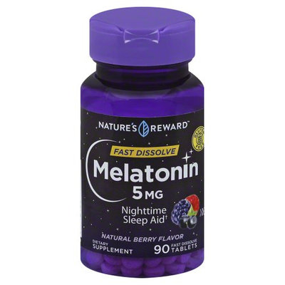 Nature's Reward Melatonin 5MG Fast Dissolve 90 Count