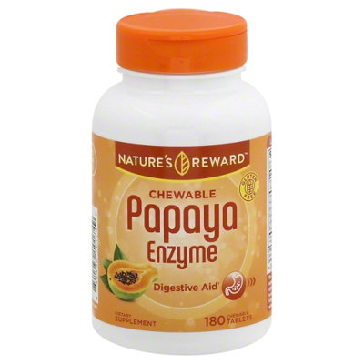 Nature's Reward Papaya Enzymes 180 ct