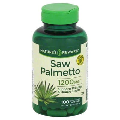 Nature's Reward Saw Palmetto 1200MG 100 ct