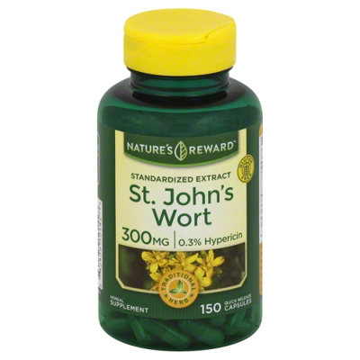 Nature's Reward St. Johns Wort 300MG 150 ct