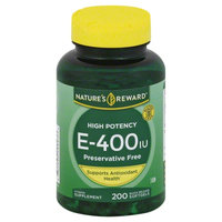 Nature's Reward Vit E 400 Iu 200 ct