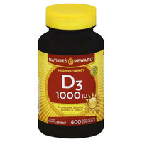 Nature's Reward Vitamin D3 Iu 400 ct