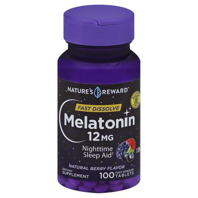 Nature's Rewards Melatonin 12MG Fd 100 Count