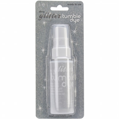 Tumble Dye Craft And Fabric Glitter Spray 2oz-Silver