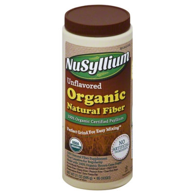 Nusyllium Unflavored Organic Natural Fiber 21 oz
