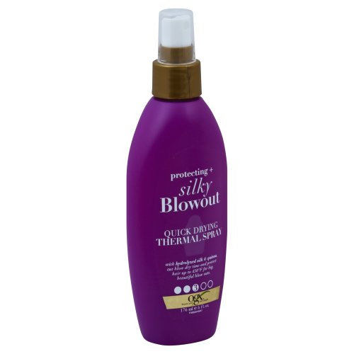 OGX Protecting + Silk Blowout Quick Drying Thermal Spray 6 oz Reviews 2019