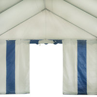 Costway 13'X26' Party Tent Shelter Heavy Duty Patio Wedding Canopy Carport Blue Edge