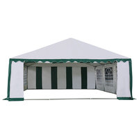 Costway 20'X20' Wedding Tent Shelter Heavy Duty Outdoor Party Canopy Carport Green