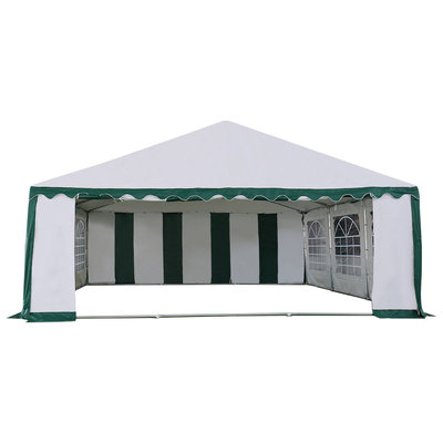 Costway 20'X20' Wedding Tent Shelter Heavy Duty Outdoor Party Canopy Carport Green