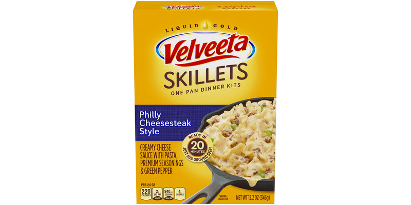 Velveeta Cheesy Skillets Philly Cheesesteak Style Dinner ...