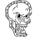 Grand Asia 491-85501 Skull Lite Ornamental