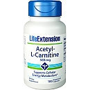 Life Extension Acetyl-L-Carnitine 500 mg - 100 Vegetarian Capsules