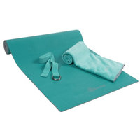 Gaiam Premium Teal Hot Yoga Kit, Turquoise/Blue (Turq/Aqua), 05-62653