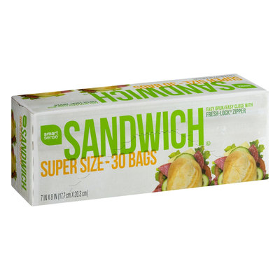 Mygofer Smart Sense Sandwich Bags Super Size - 30 CT