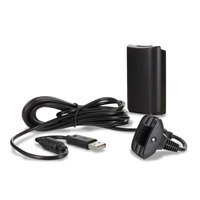 Xbox 360 Stay N Play Charge Kit (Black) - Tomee