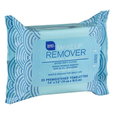 Smart Sense Makeup Remover Cleansing Towelettes - 25 CT