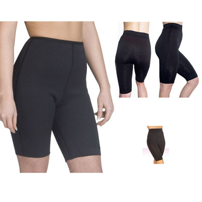 Anti-Cellulite Infrared Slimming and Shaping Shorts, Black