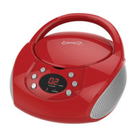Supersonic BLTH PRTBL BOOMBOX RED