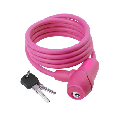Cycle Source Group, Llc Silicon Lock Key 5 feet x 10mm-Pink, Pink