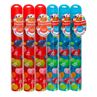 Shreeram Overseas Jelly Belly Bubble Wand Cherry and Berry Blue 6 Pack
