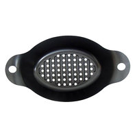 Mr Bar-b-q Inc Mr. Bar-B-Q Oval Non Stick Serving Dish, Black