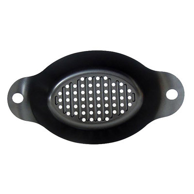 Mr Bar-b-q Inc Mr. Bar-B-Q Oval Non Stick Serving Dish, Black