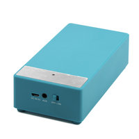 Supersonic SC-1345 Speaker System - 2 W RMS - Portable - Battery Rechargeable - Blue - 100 Hz - 20 kHz - iPod Supported