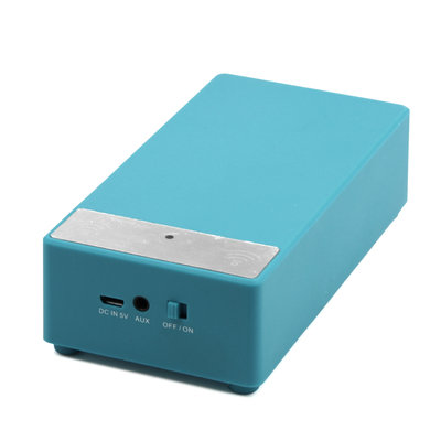 Supersonic SC-1345 Speaker System - 2 W RMS - Portable - Battery Rechargeable - Blue - 100 Hz - 20 kHz - iPod Supported
