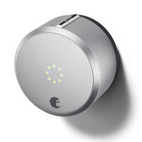 August - Homekit Bluetooth Deadbolt Retrofit Smart Lock - Silver