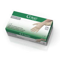 CURAD Stretch Vinyl Exam Gloves, Medium