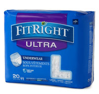 Medline Industries Medline FitRight Ultra Protective Underwear, Large, 40-56
