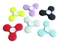 ALPHA DIGITAL Fluorescent Tri-vane Fidget Spinner, Durable Bearing, 1-2 Minute Spin Time, Helps Improve Attention, Reduce Stress & Anxiety, Multi-Color