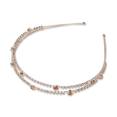 Tanya Creations, Inc. Joe Boxer Women's Rose (Pink) Goldtone Headband