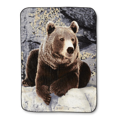 Norwood Traders Inc. High-Pile Blanket - Bear, Brown