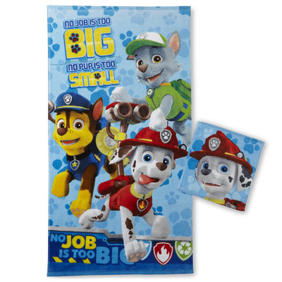 Franco Manufacturing PAW Patrol Washcloth & Bath Towel