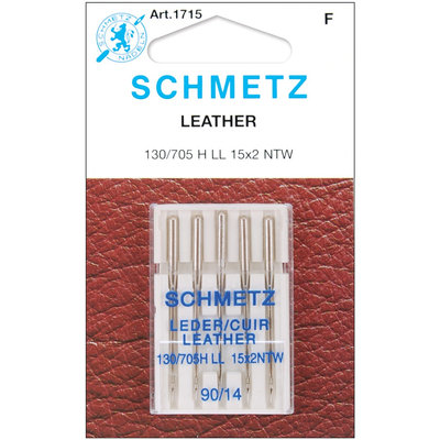 Euro Notions Leather Machine Needles-Size 14/90 5/Pkg