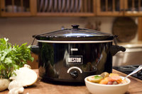 Weston Slow Cooker 8 qt. with Lid Latch Strap