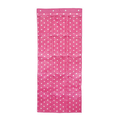 David Shaw Silverware Na Ltd Kids 15 Pocket Over-the-door Organizer - Magenta Dots