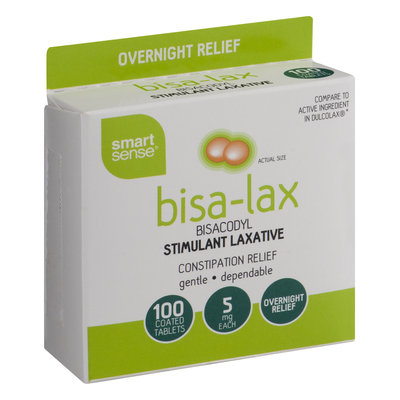 Mygofer Smart Sense Bisa-Lax Stimulant Laxative Coated Tablets - 100 CT