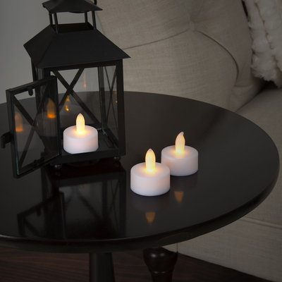 Trademark Global Games 24 Piece Tea Light Battery Operated Candle Set Batteries Included