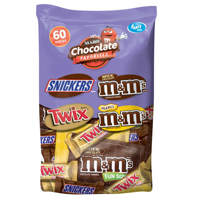 Mars Chocolate Favorites, 60 Piece, 33.90 oz