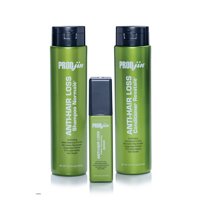 Prodjin Anti Hair Loss System inclues Shampoo, Conditioner & Serum, 3 Ct