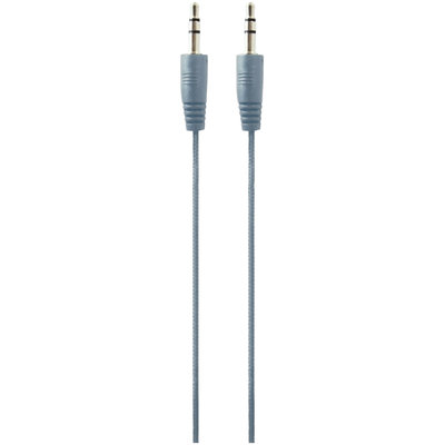 Esi Cases And Accessories Duracell 10' Audio Cable 3.5 - 3.5 - Gun Metal