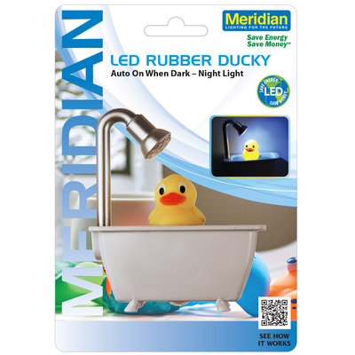 Mary Elle Fashions, Inc. Led Auto Duck In A Tub Night Light