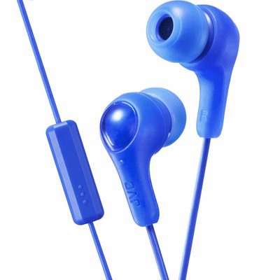 JVC Gumy Plus In-Ear Headphones w/ Mic - Blue